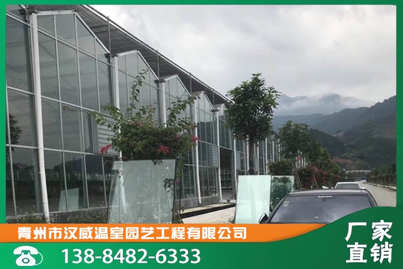 贵州工地10000平玻璃温室